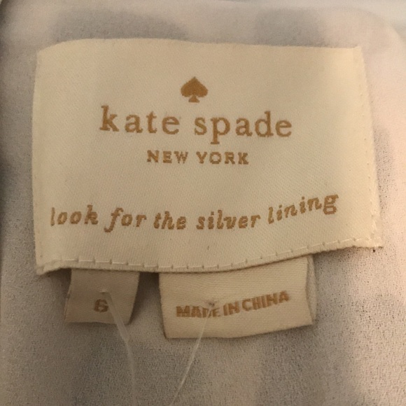 Kate Spade Island Stamp Chiffon Dress - Picture 10 of 12